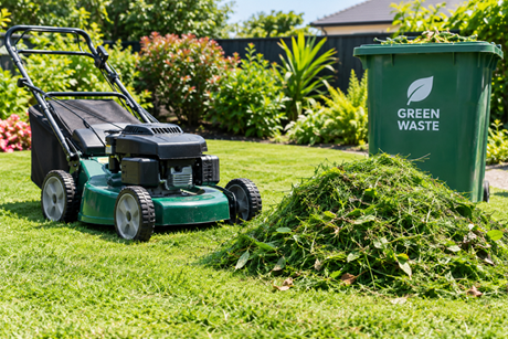 Green waste collected after a tidy